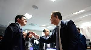 Ministro da Previdência discute com Sergio Moro em audiência sobre INSS