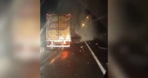 Motorista de caminhão envolvido em acidente com três mortes na BR-470 estava embriagado, confirma PRF
