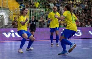 Brasil goleia Marrocos e segue imbatível no Torneio Internacional de Futsal